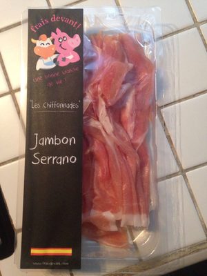 Chiffonnade de Jambon SERRANO front packaging