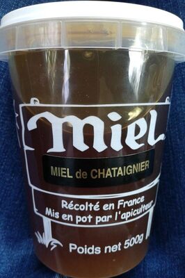 Miel de châtaigner front packaging