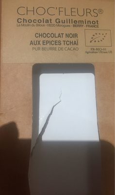 Tablette Choc'fleurs Epices Chai
