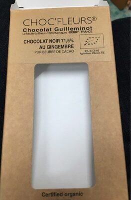 Tablette Choc'fleurs Gingembre