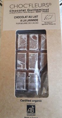 Chocolat au lait à la lavande