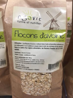 Flacons d'avoine
