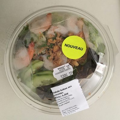Salade bobun aux crevettes