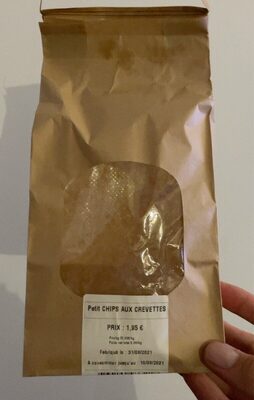Petit chips aux crevettes