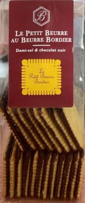 Petit beurre au beurrre bordier demi-sel et chocolat