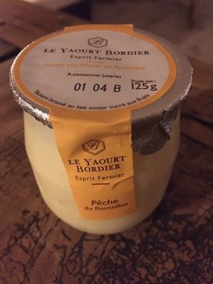 Yaourt brassé pêche