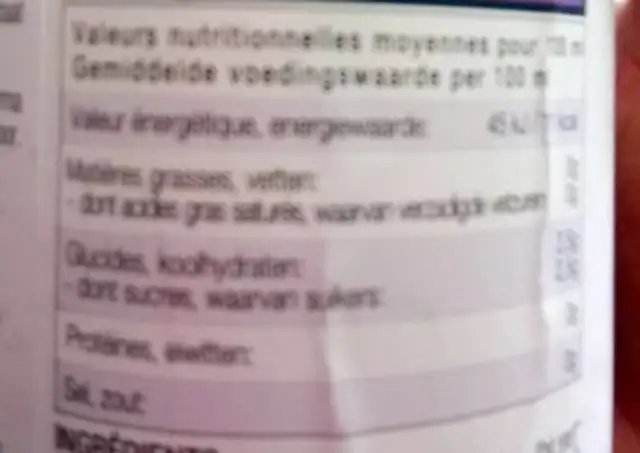 Karma Kombucha pepper mint nutrition facts table