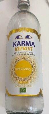 Kefruit boisson pétillante à base de grains de kéfir front packaging