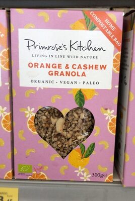 Orange & cashew granola