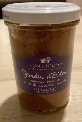 Jardin D’eden pommes, ananas, baies de cannelier, vanille