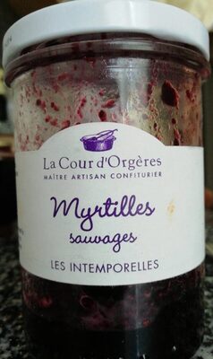 Confiture traditionnelle myrtilles sauvages