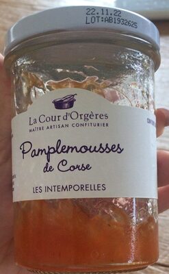 Confiture traditionnelle pamplemousse