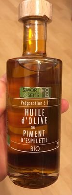 Préparation à l'huile d'olive au piment d'espelette bio
