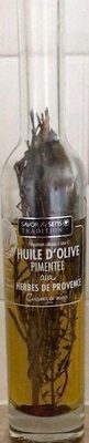 Huile d’olive pimentee