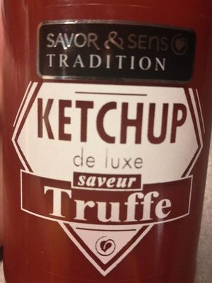 Ketchup de luxe saveur truffe front packaging