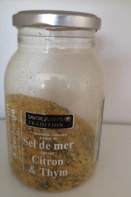 Sel de mer saveur citron & thym