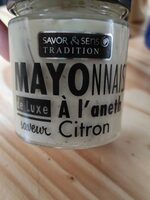 Mayonnaise de luxe a l'aneth saveur citron
