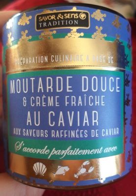 Moutarde douce & Creme fraiche au caviar