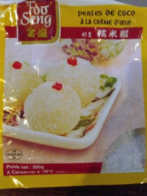 Perles de Coco à la crème d'oeuf