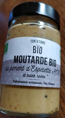 Moutarde bio au piment d'Espelette AOC