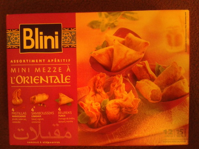 Mini mezze à l'Orientale