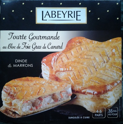 Tourte au Bloc de Foie Gras de Canard (Dinde et Marrons)