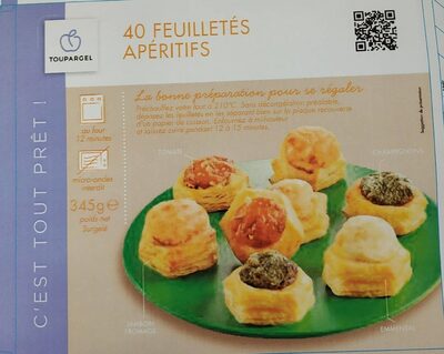 40 feuilletés aperitifs