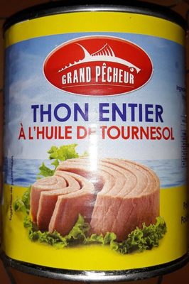 Thon entier à l'huile de tournesol