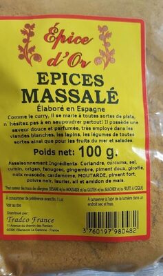Épices massalé