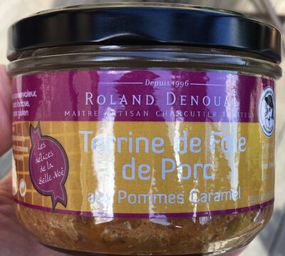 Terrine de foie de porc aux pommes caramel