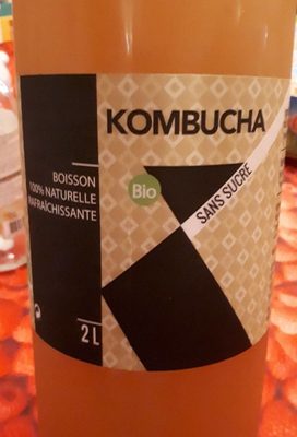 Kombucha sans sucre front packaging