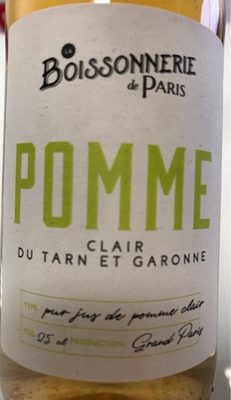Jus de pomme clair