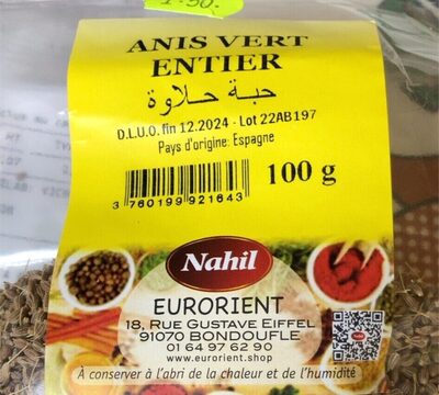 Anis vert entier