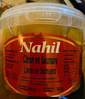 Citron en saumure nahil