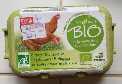 6 oeufs Bio