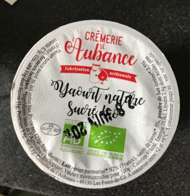 Yaourt nature sucré