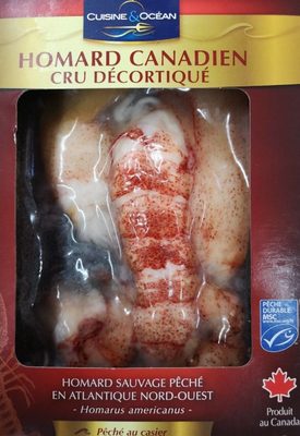 Homard canadien front packaging