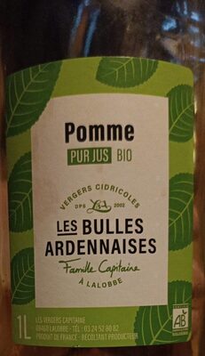 Jus de pomme bio