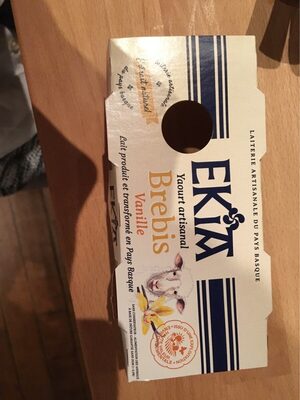 Yaourt artisanal brebis vanille