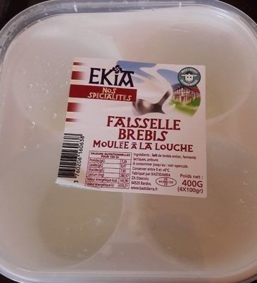 Faisselle brebis moulée à la louche front packaging