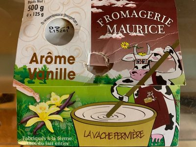 Yaourt arôme vanille de Madagascar