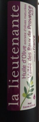 Huile d’Olive extraite d’olives maturées