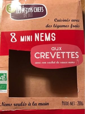 MINI NEMS AU CREVETTES X8