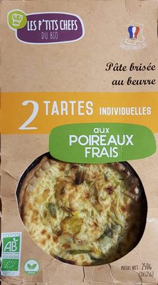 2 tartes aux poireaux aux poireaux frais