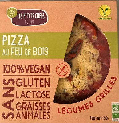 Ma pizza végane aux légumes grillés front packaging