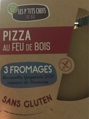 Pizza au feu de bois 3  fromages