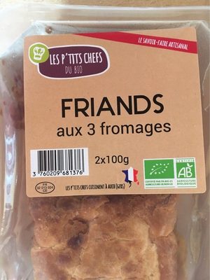 Friands aux 3 fromages