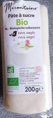 Pâte à sucre bio extra souple