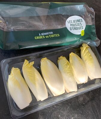 Les jeunes pousses d'endives