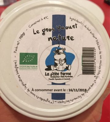 Le Gros Yaourt Nature